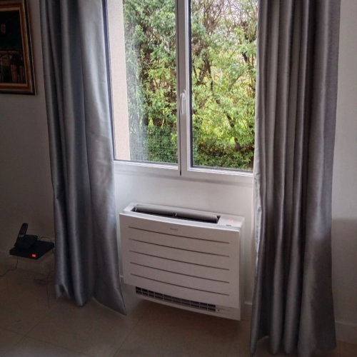 Remplacement de radiateurs par des climatisations réversibles près de Bernay - Froid commercial et industriel à Villequier